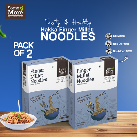 Finger Millet Hakka Noodles - 190gms (Pack of 2)