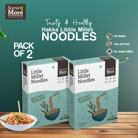 Little Millet Hakka Noodles - 190gms (Pack of 2)