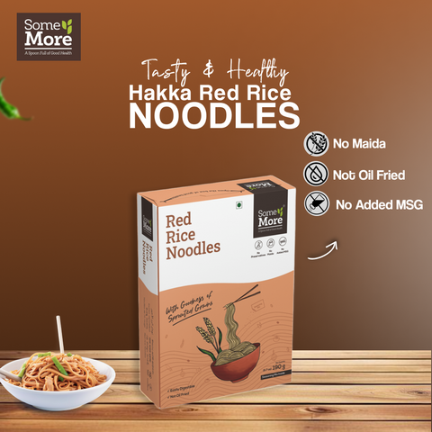 Red Rice Hakka Noodles - 190gms