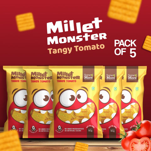 Tangy Tomato millet bites - 50gms (Pack of 5)