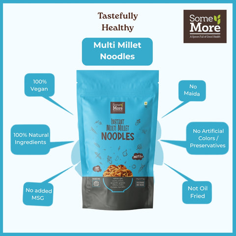 Instant Multi Millet Noodles - 175gms (Pack Of 4)