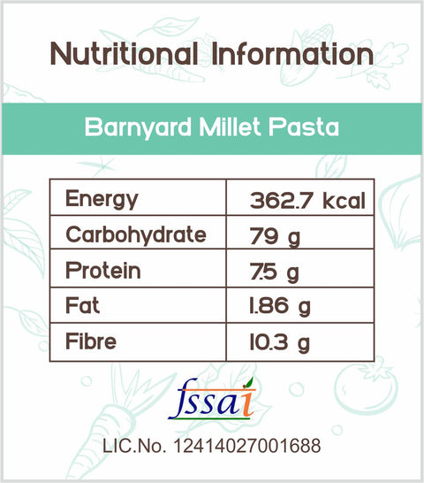 Barnyard Millet Pasta