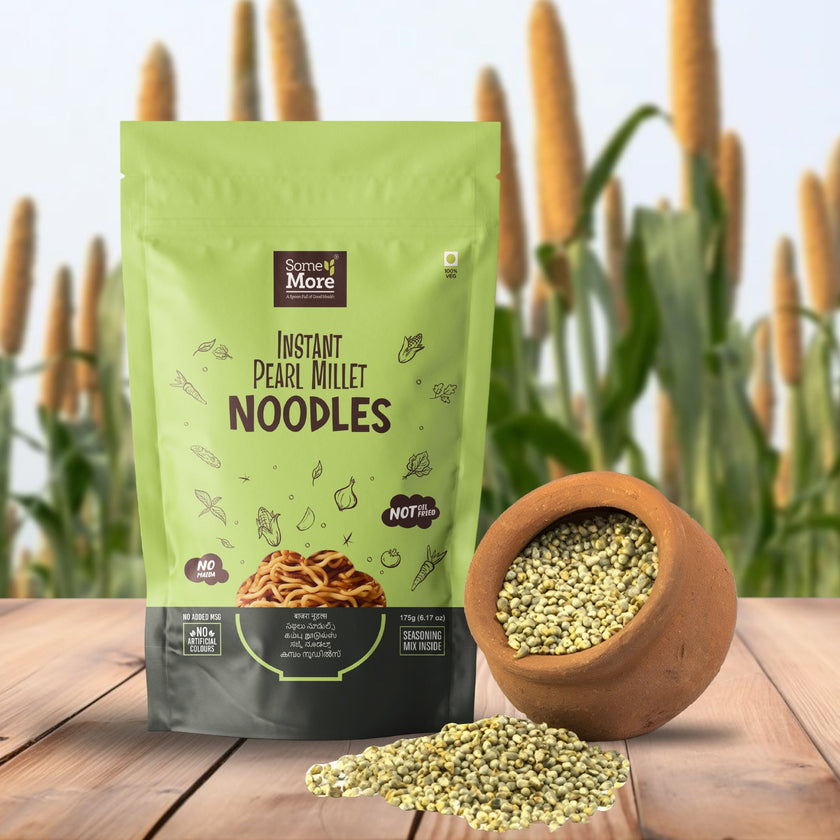 Instant Pearl Millet Noodles - 175gms (Pack Of 4) – Some More Foods