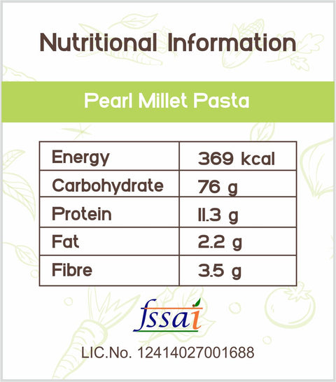 Pearl Millet Pasta